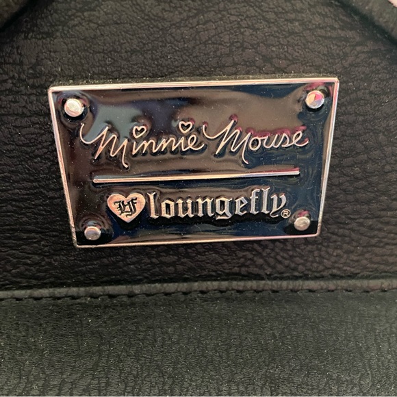 LOUNGEFLY DISNEY MINNIE MOUSE STUDDED BACKPACK - Picture 3 of 15